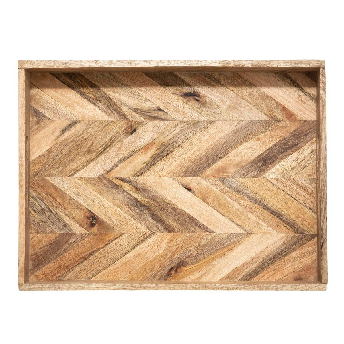 DEKOTABLETT aus Holz Wild Braun 41/30,5/5 cm - Braun, Holz (30.5/5/41cm) - Atmosphera Createur d´interieur