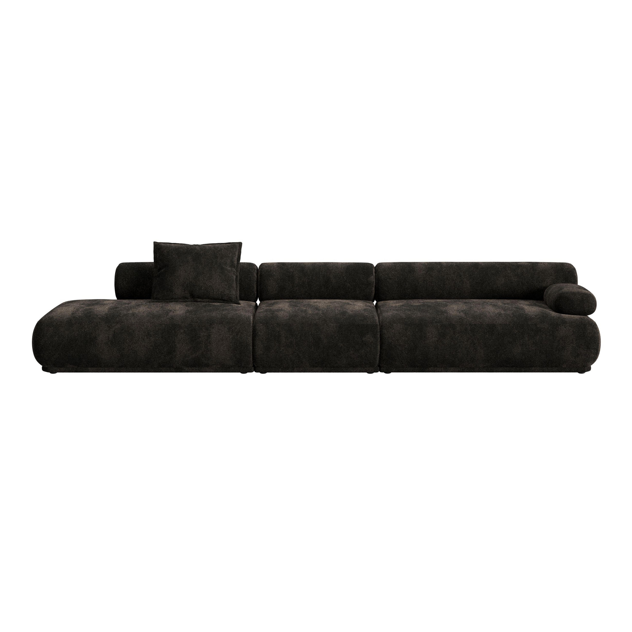 Zuiver Sofa Braun 402x68x97 cm