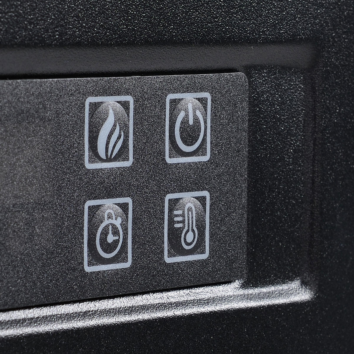 LED Elektrokamin mit Flammeneffekt, 113 x 26,6 x 87,5 cm, Weiß - Weiß, Metall (26.6/87.5/113cm) - HOMCOM