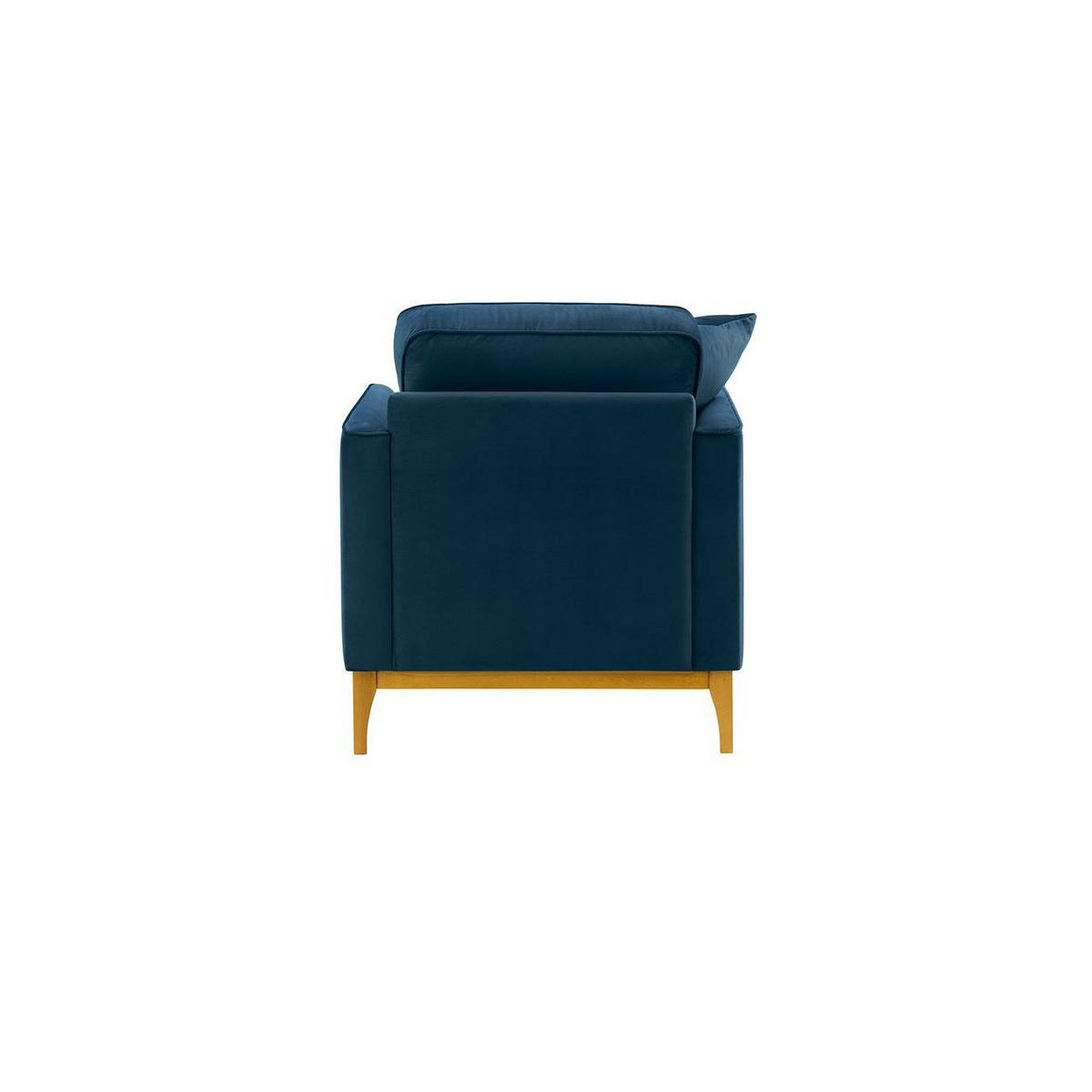 SESSEL Linara-Velluto 11 - Dunkelblau, Holz/Textil (81/91/95cm)