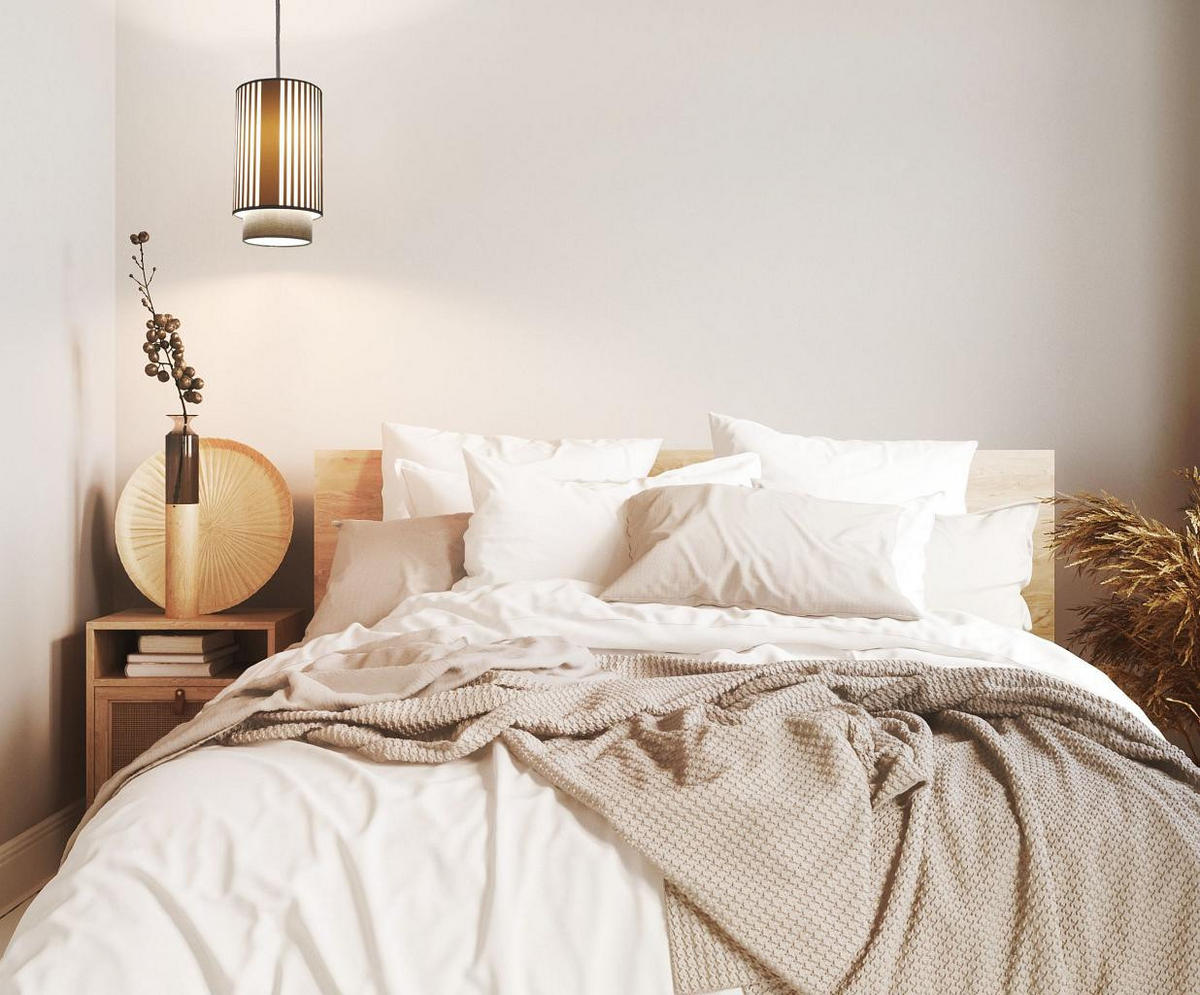 HÄNGELEUCHTE Beige 20/105 cm - Beige, Kunststoff (35/0.3/105cm) - ONZENO