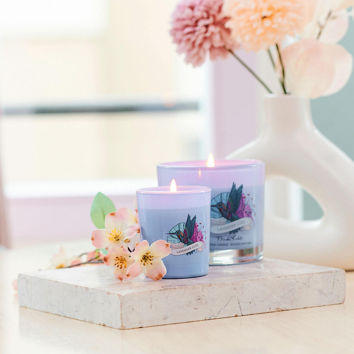 FRIDA Kahlo Duftkerze - Goldfarben, Glas/Naturmaterialen (8cm)