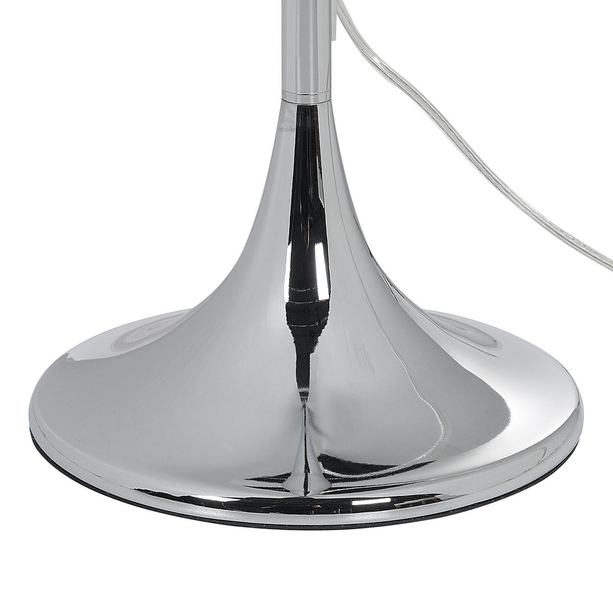 STEHLAMPE Evans 40/40/165 cm - Silberfarben, Metall (40/40/165cm) - Beliani