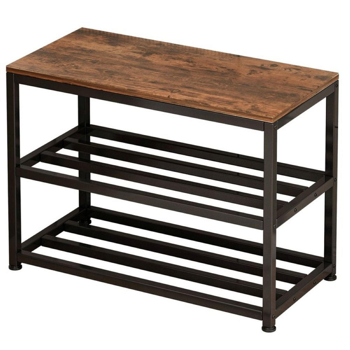 SCHUHREGAL, braun 62/30/52 cm - Braun, Holzwerkstoff (62/52/30cm)