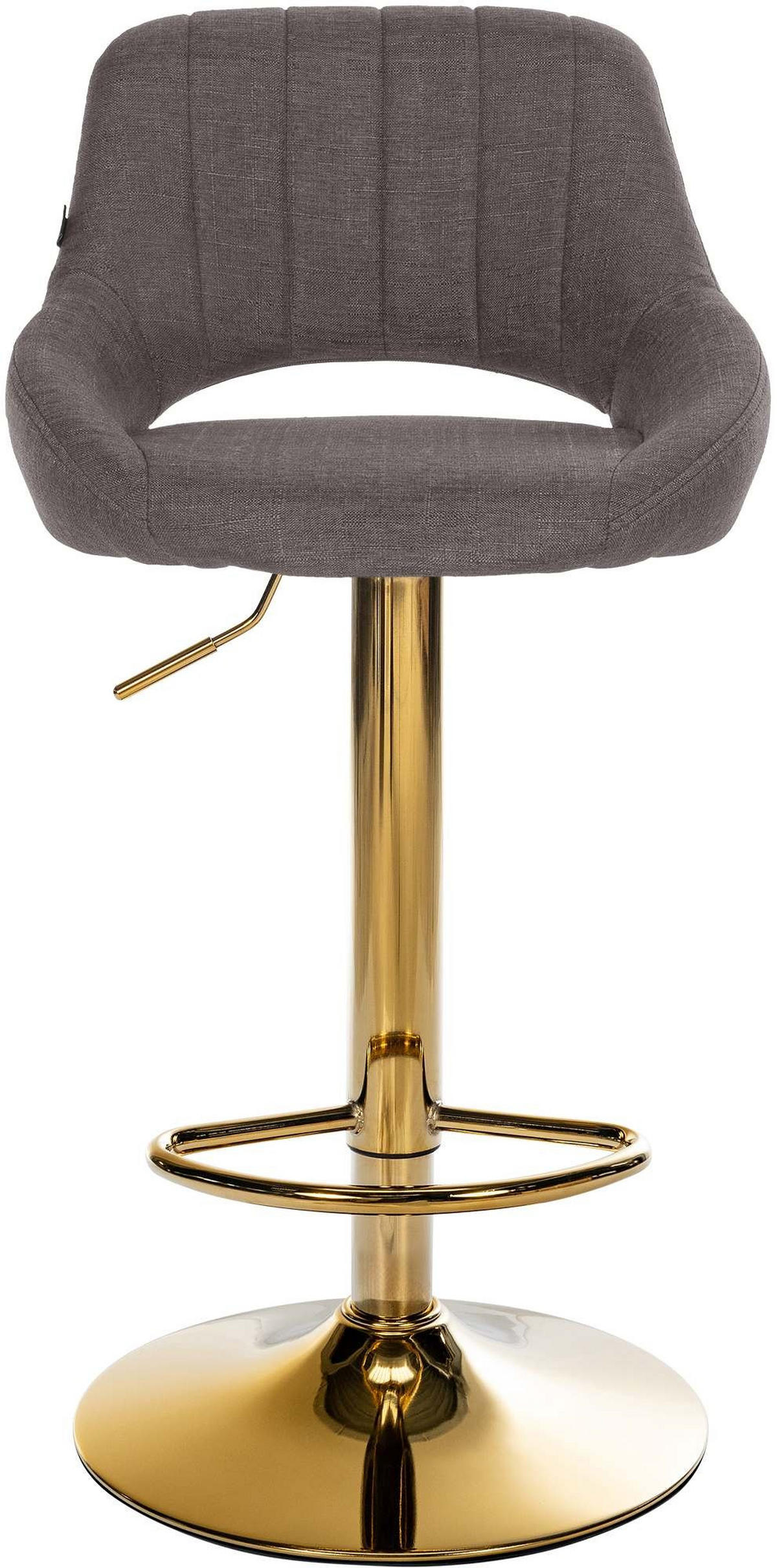 BARHOCKER Milet 85x47x48 cm dunkelgrau - Dunkelgrau, Textil (47/85/48cm) - furnicato