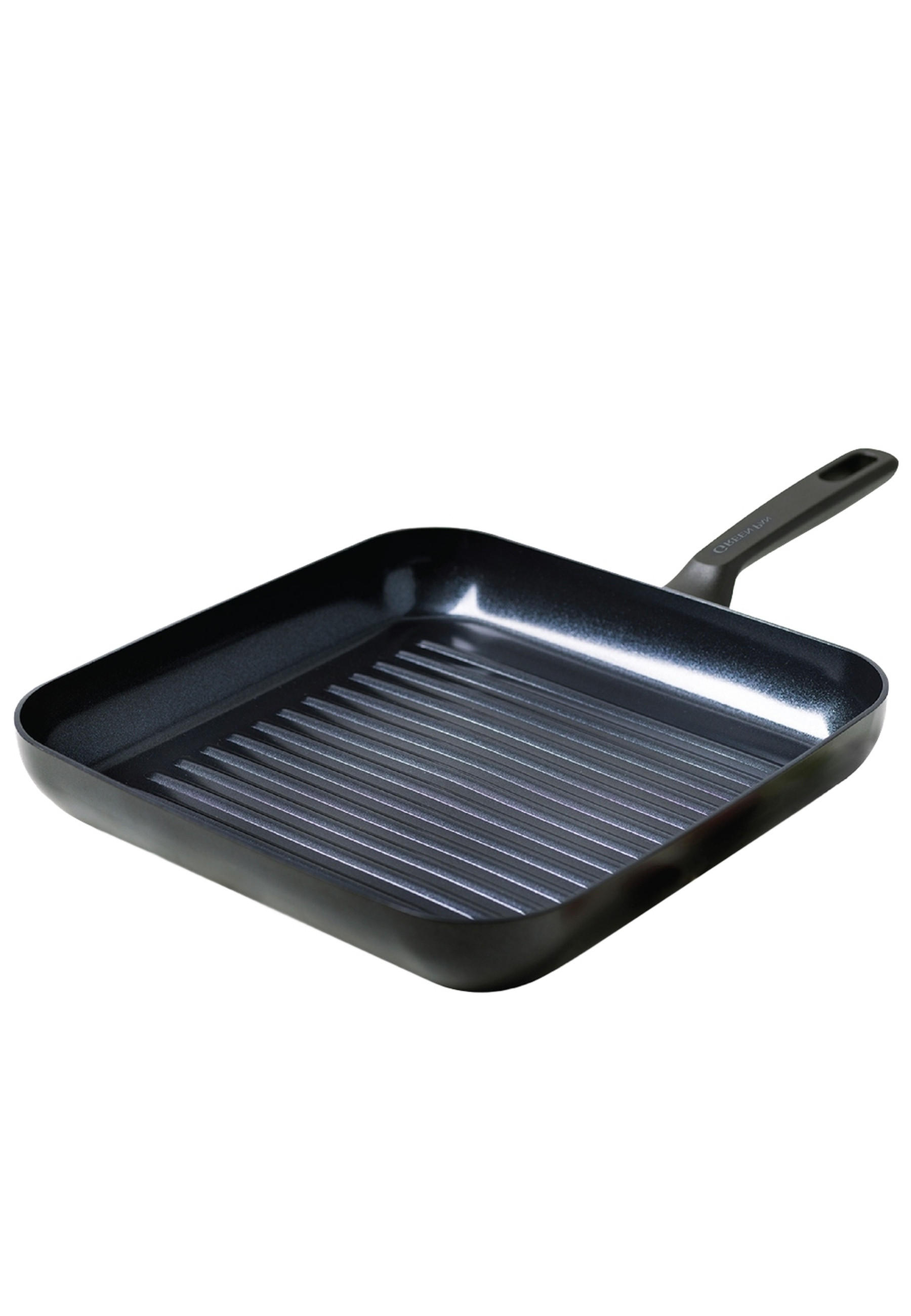 GRILLPFANNE Memphis - Schwarz, Metall (28cm) - GreenPan