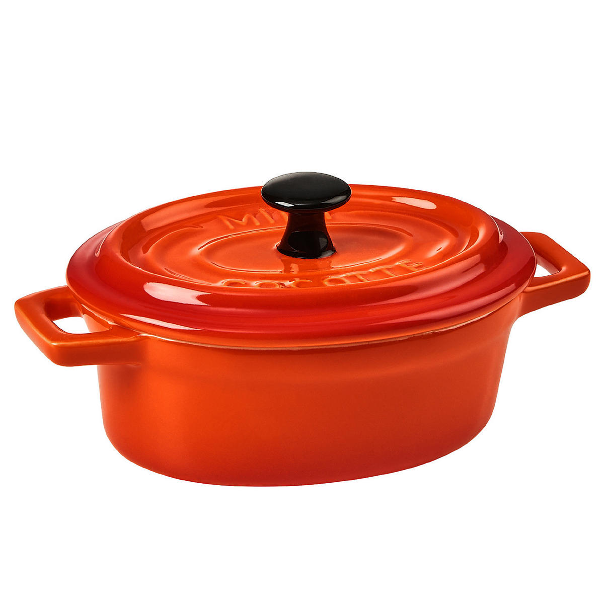 MINI-AUFLAUFFORM (4er Set) C'est Si Bon - Orange, Stein (14/9/7cm) - Butlers