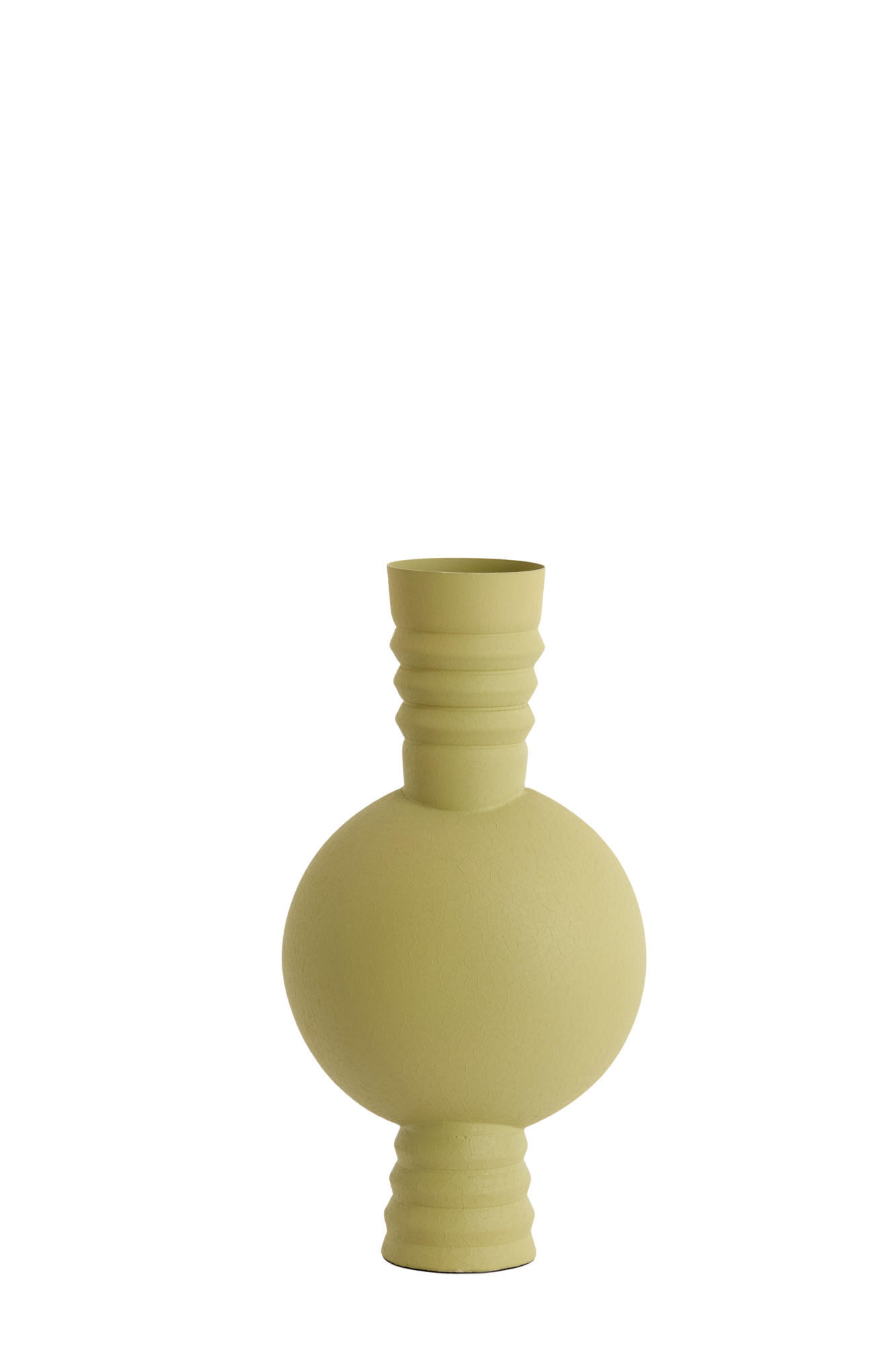 VASE Kavansi Grün 14/14/40 cm - Hellgrün, Metall (40cm) - Light & Living