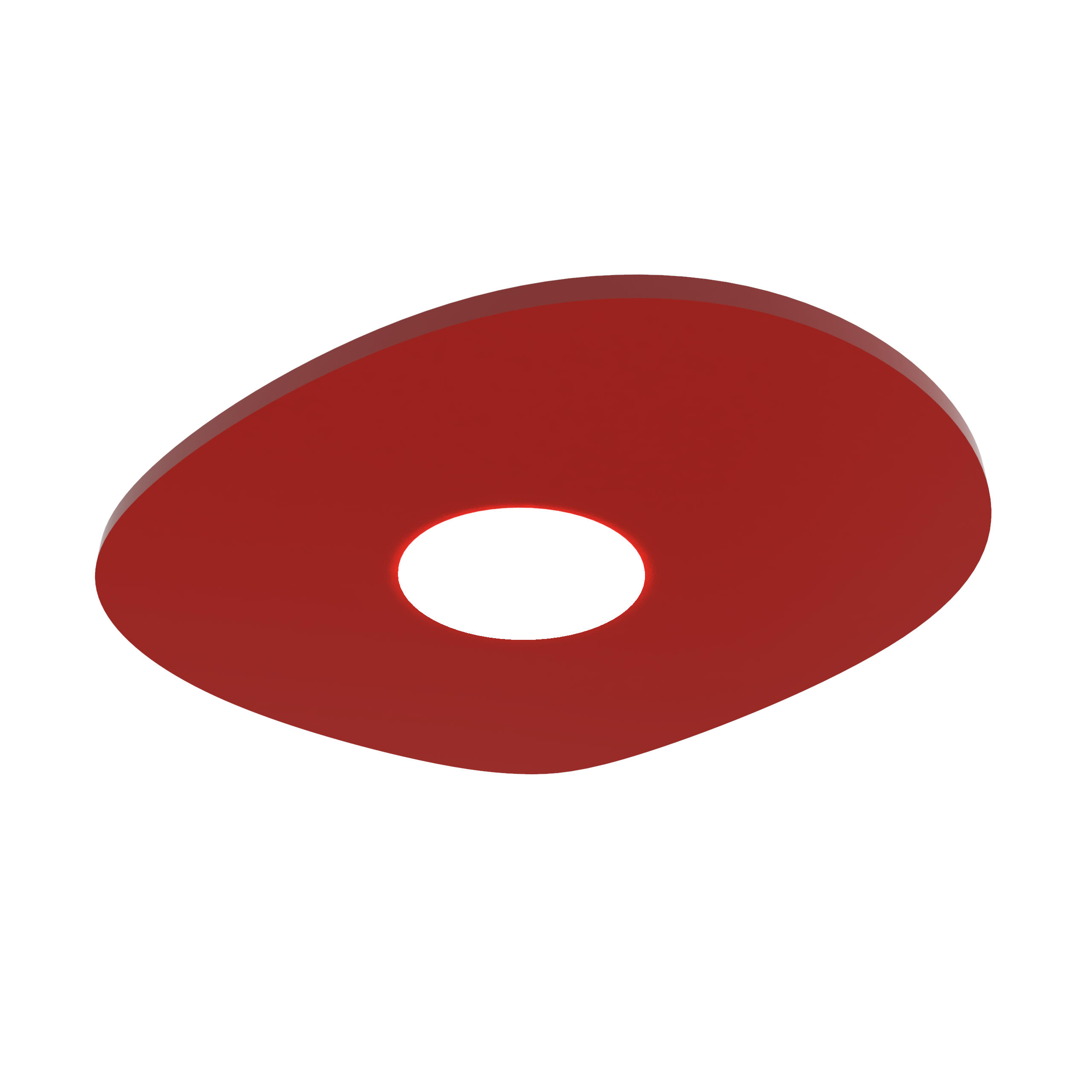 Lumicom Deckenleuchte Rot 23x4x20 cm