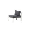 LOUNGSESSEL COPACABANA Grau 70x74x65 cm - Grau, Metall (70/65/74cm) - FURNLUX