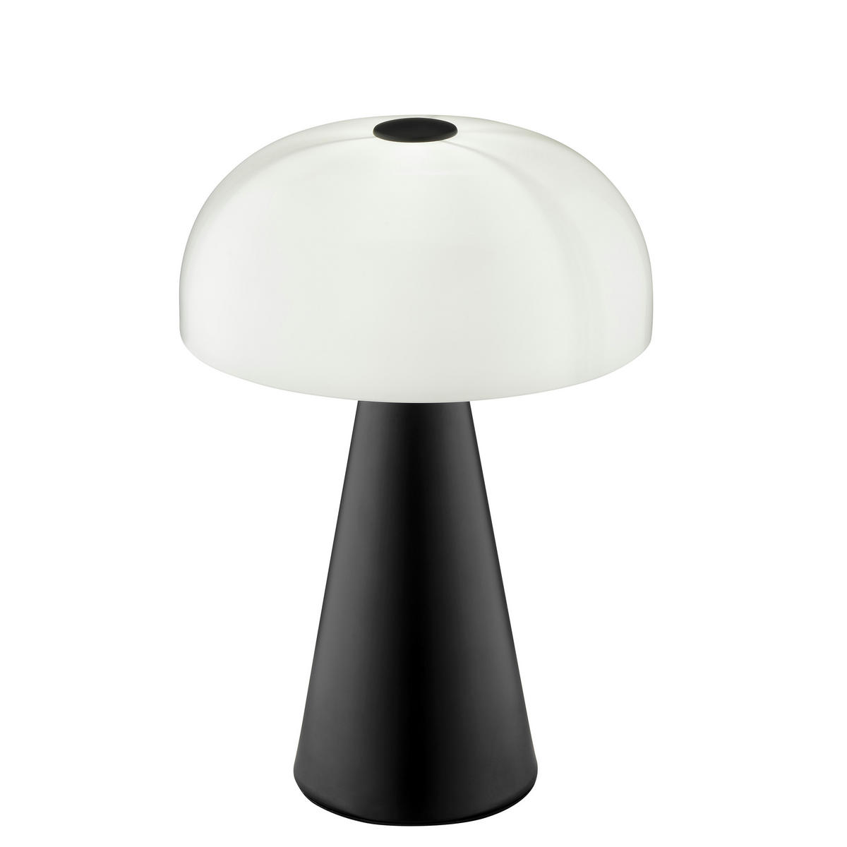 TISCHLEUCHTE Crescent Schwarz 24/24/35,3 cm - Schwarz, Metall (24/24/35.3cm) - Brilliant