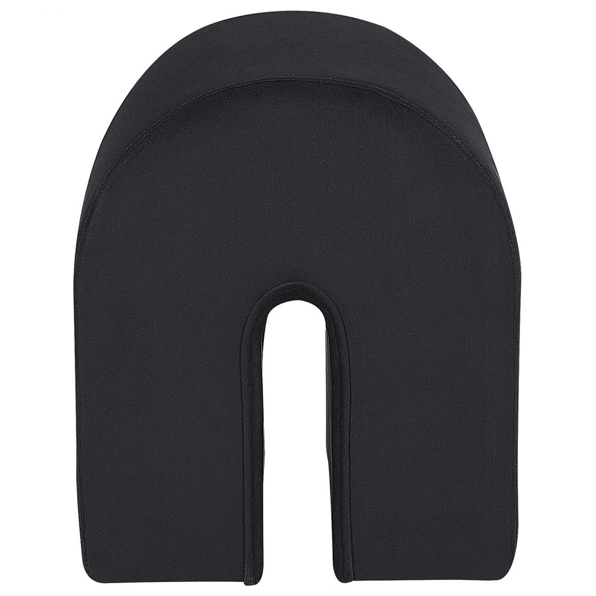 POUF Modoc 42/35/42 cm - Schwarz, Textil (35/42/42cm) - Beliani