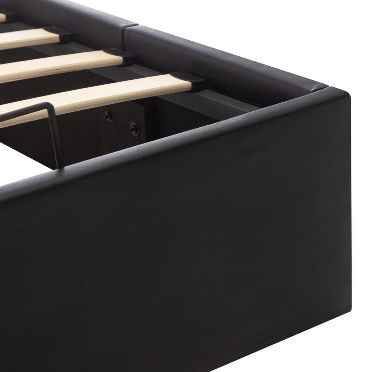 METALLBETT Jamison 148/211 cm - Schwarz, Metall (140/200cm) - Nettlife