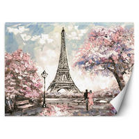 VLIESTAPETE Rosa 254/184 cm - Pink, Papier (254/1cm) - KUNSTLOFT