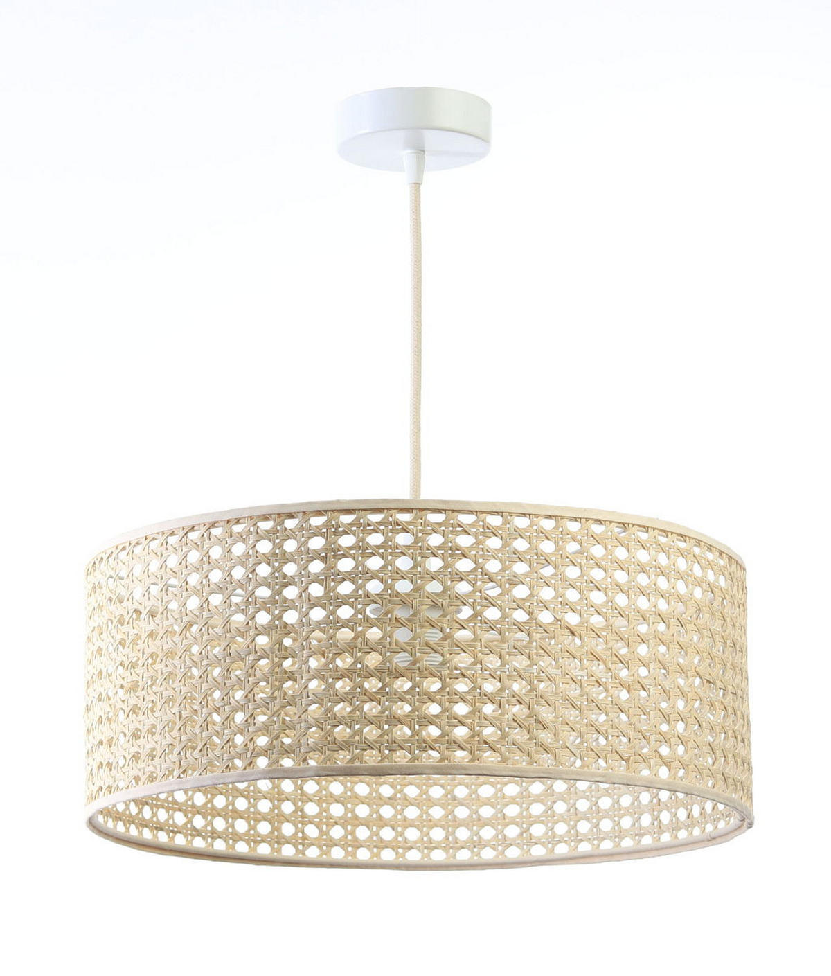 HÄNGELEUCHTE Beige 40/15 cm - Beige, Kunststoff (40/0.5/15cm) - ONZENO