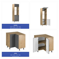 WINKELKÜCHE 360cm x 200cm- Langen KL10-M360 - in Grau/Matt - Grau, Holz/Metall (560/248/58cm) - Milaros Markt