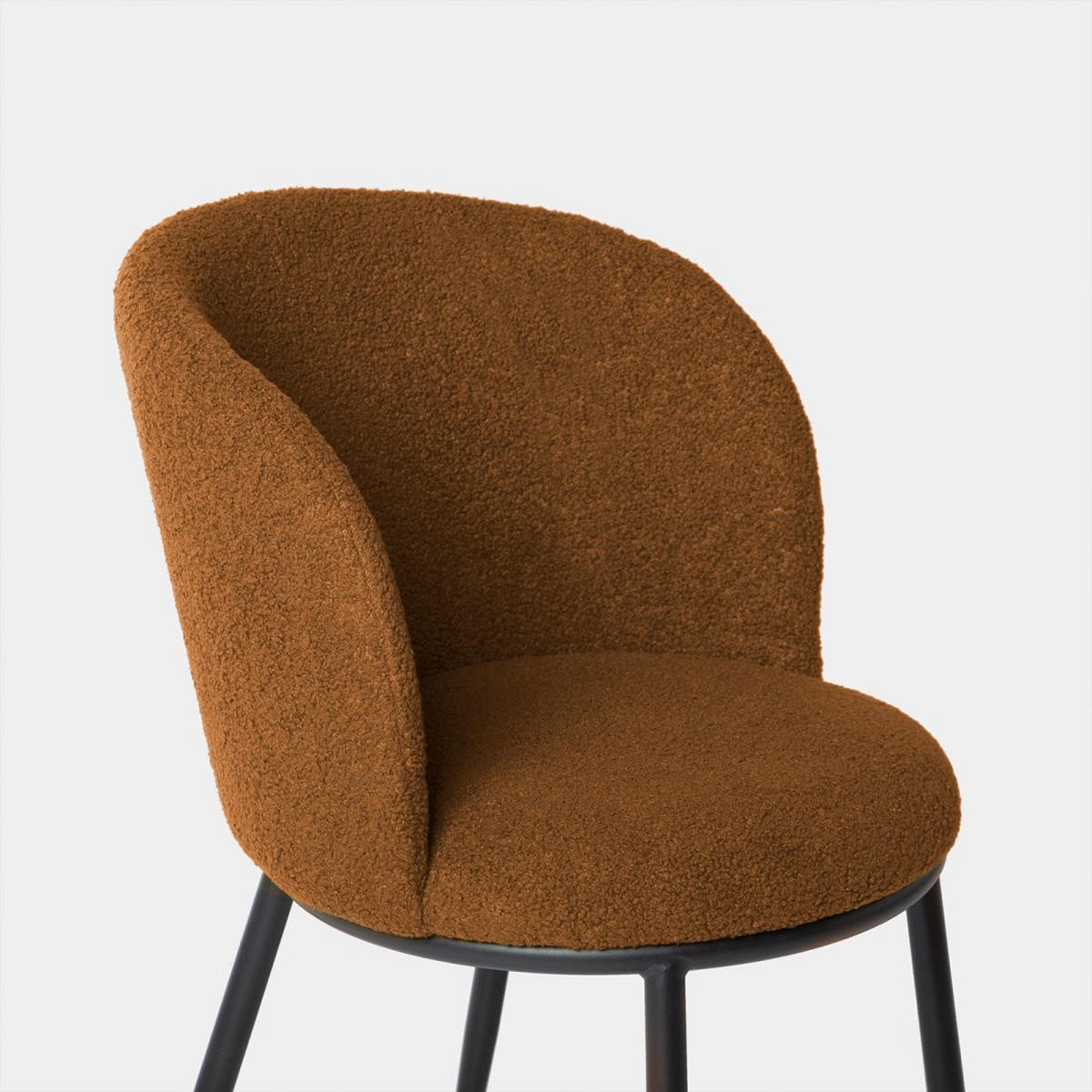 ESSZIMMERSTUHL Nolan Terrakotta / Orange 51 cm x 80 cm - Terracotta, Textil (51/80/57cm)