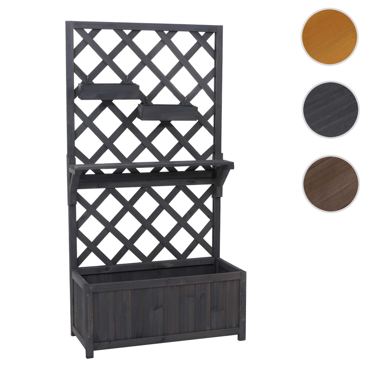 HOCHBEET Grau - Grau, Holz (70/135/30cm) - MCW