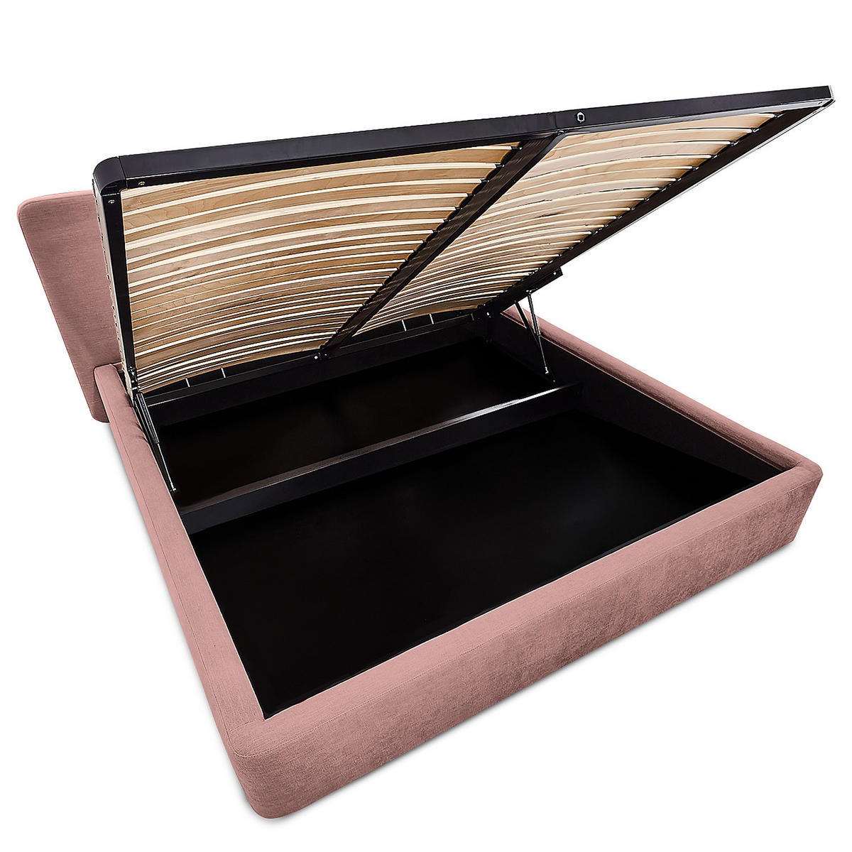 POLSTERBETT - Mauve, Textil (140/200cm) - home24