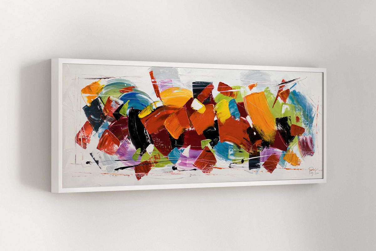ÖLGEMÄLDE 150/50 cm - Multicolor, Holz/Textil (150/50cm) - KUNSTLOFT
