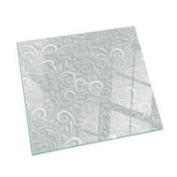 GLASPLATTE für Kamin 60x60 cm Grau - Grau, Glas (60/60/0.4cm) - ArtPrintCave