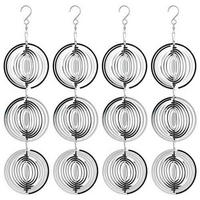 GARTENSTECKER 4-teiliges Set Metall Spiraldesign - Multicolor, Metall (11/11/1.5cm)