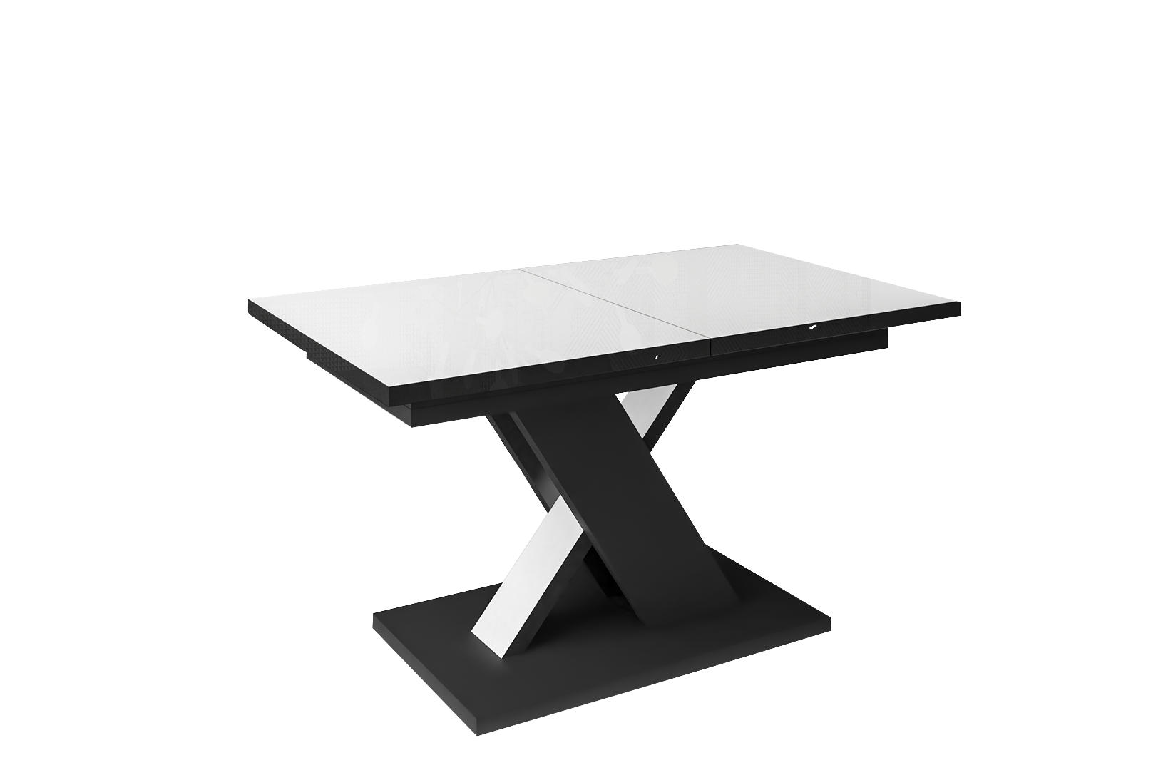 Endo-Moebel Esstisch Weiß Hochglanz 90x76x140 cm