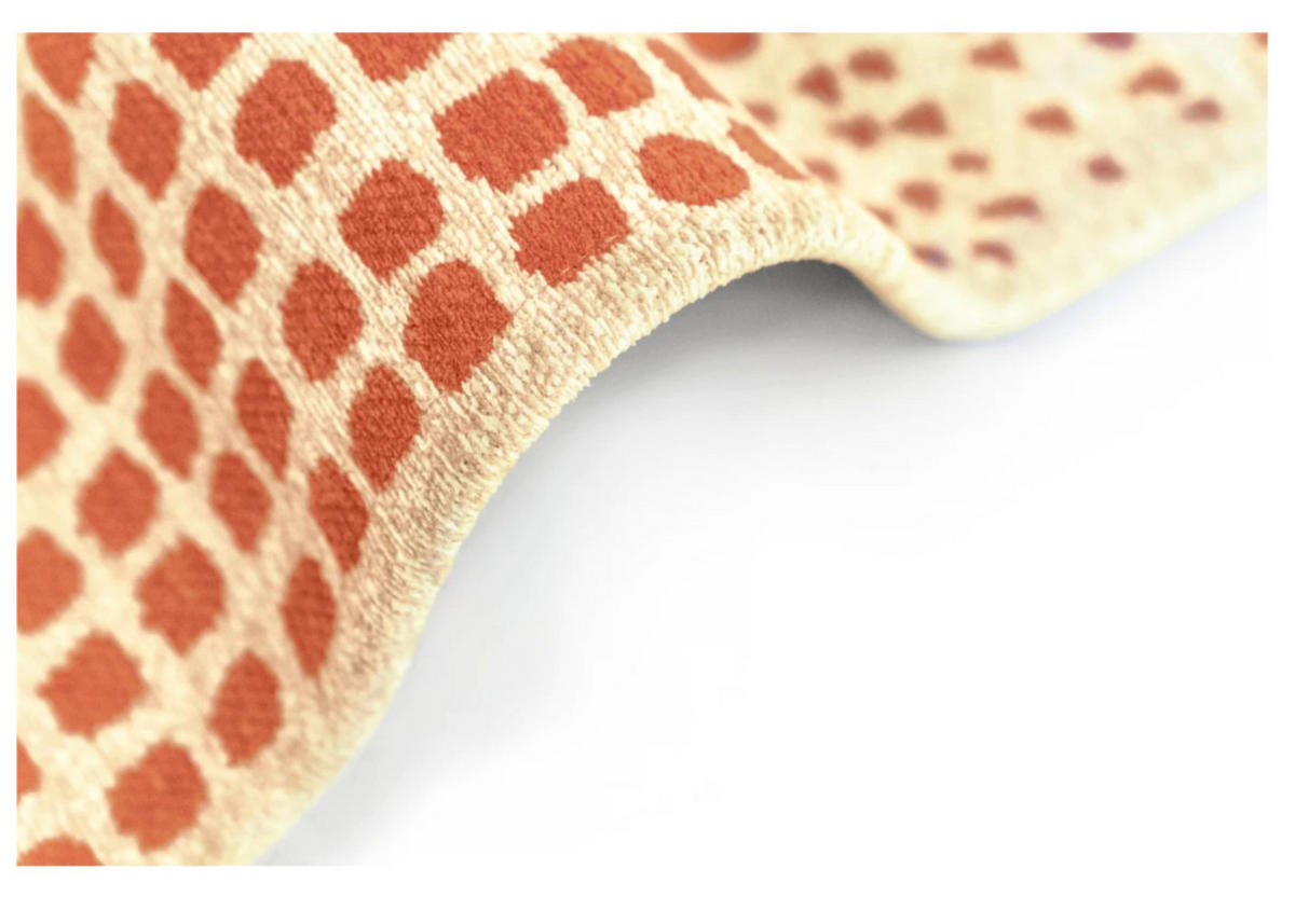 TEPPICH modern Flachgewebe TERRACE Orange 240 x 340 cm - Orange, Textil (240/340cm) - Novatrend