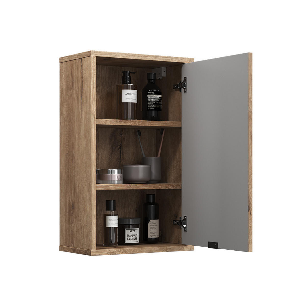 BADEZIMMER Eliza Viking Oak 40 x 65 cm mit eine Tür - Eiche Wotan, Holzwerkstoff (40/65/22.1cm) - Vicco