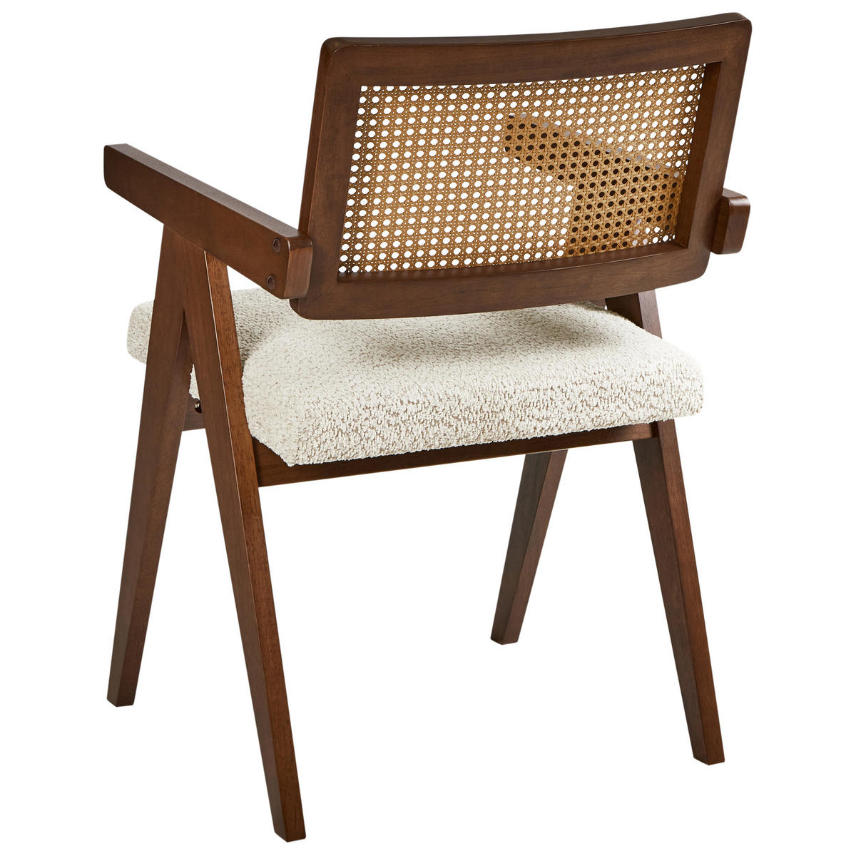 JÍDELNÍ ŽIDLE sada 2 ks Béžová Ava - hnědá/béžová, dřevo (55/85/62cm) - Beliani