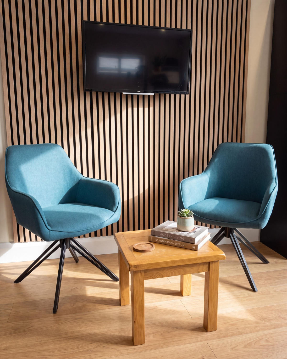 JÍDELNÍ ŽIDLE sada 2 ks Modrozelená Jodar - modrá/černá, textil (56/83/60cm) - Beliani