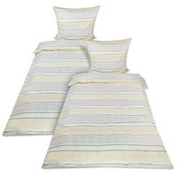 BETTWÄSCHE Viola Biber 135x200cm Beige 4tlg - Beige, Textil (135/200cm)