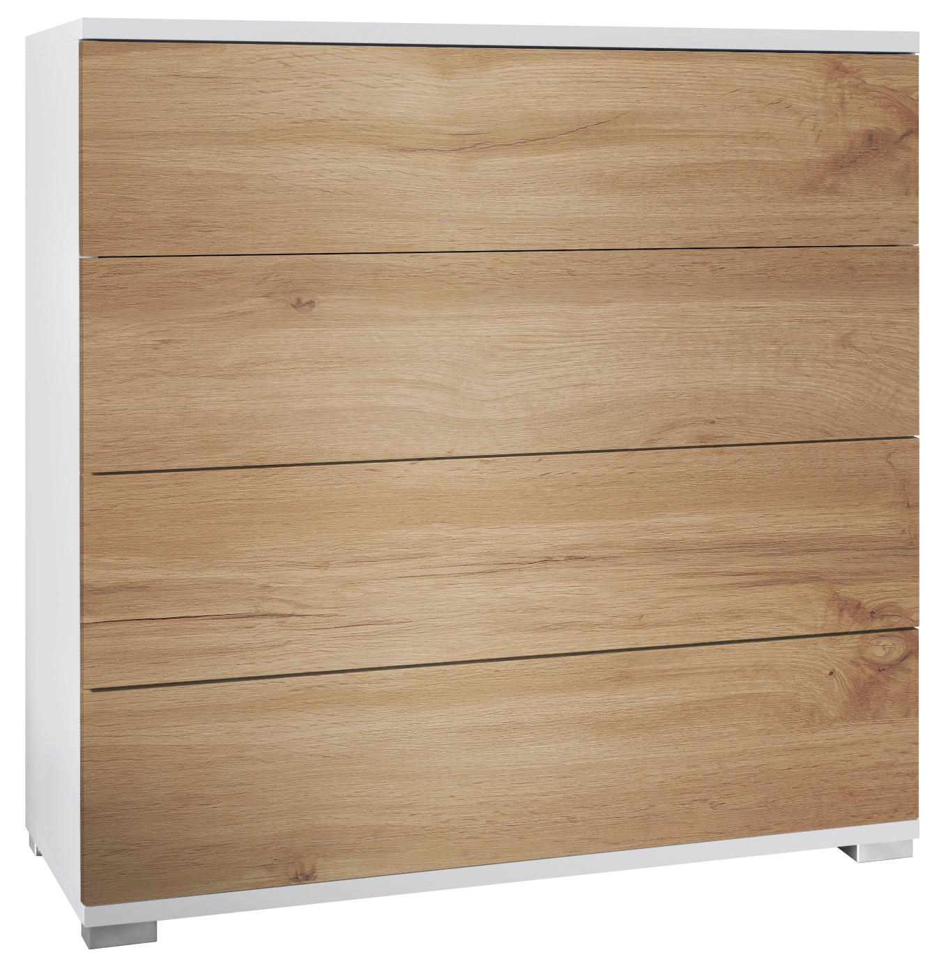 KOMMODE Pavos Eiche Wotan - Eiche Wotan, Holzwerkstoff (76/76/35cm) - Vladon