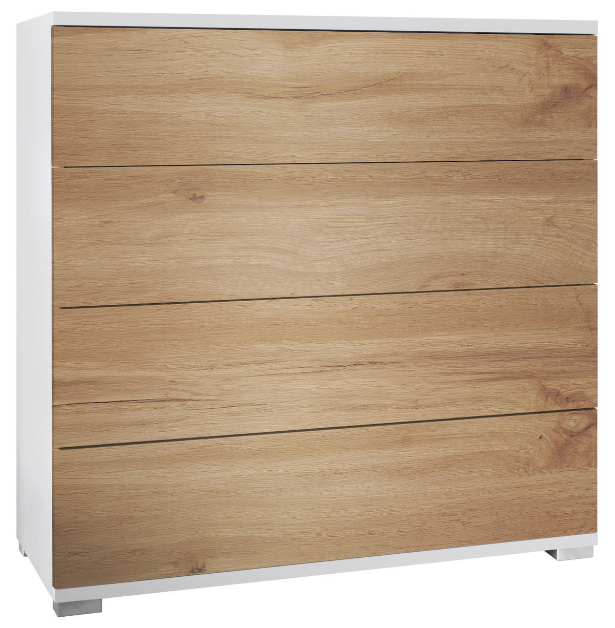 KOMMODE Pavos Eiche Wotan - Eiche Wotan, Holzwerkstoff (76/76/35cm) - Vladon
