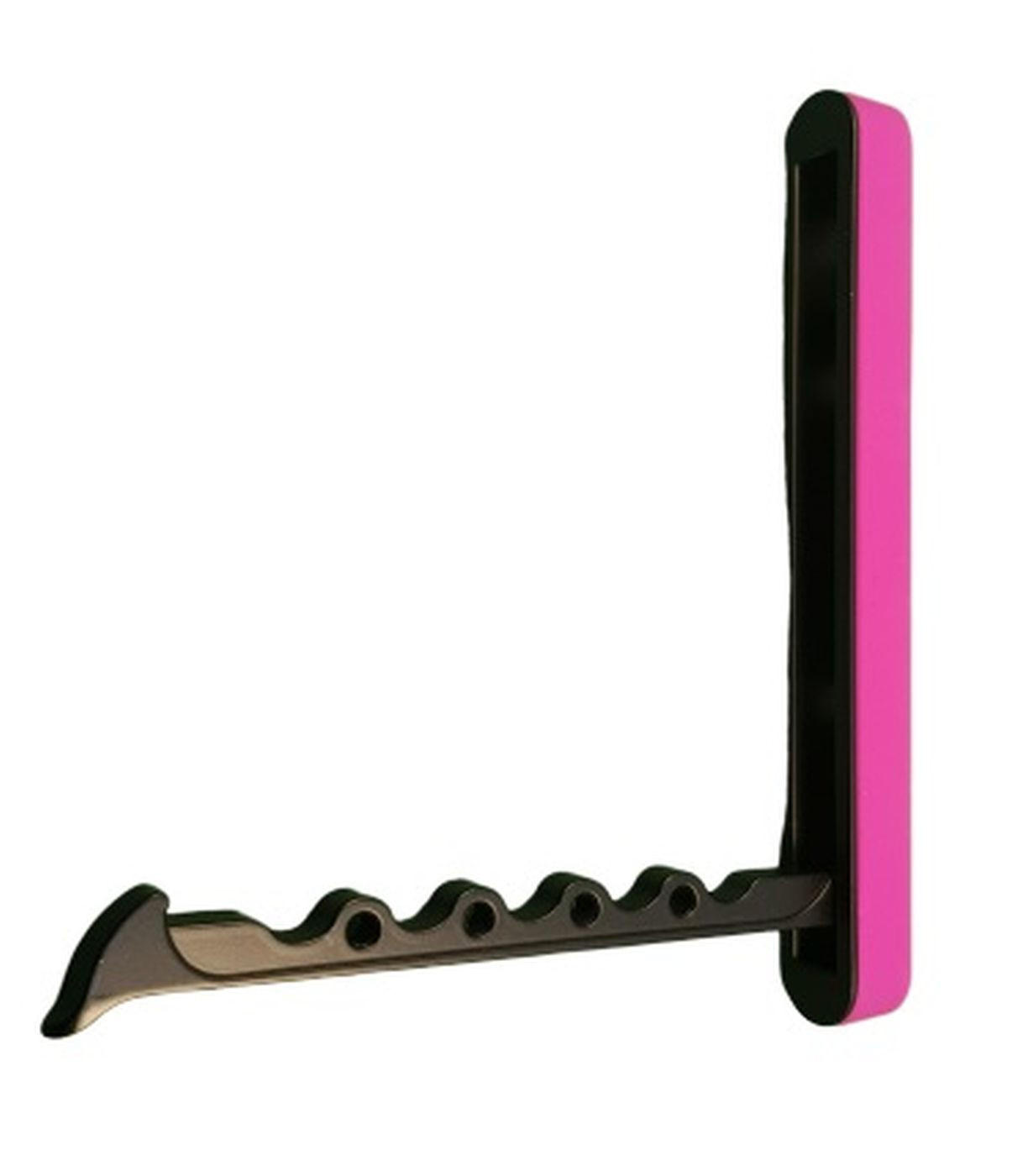 GARDEROBENHAKEN klappbar Wandhaken Klapphaken schwarz Silikonring pink - Schwarz, Metall (1.6/14/11cm) - Livingpoint24