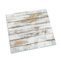 GLASPLATTE für Kamin 60x60 cm Weiß - Weiß, Glas (60/60/0.4cm) - ArtPrintCave