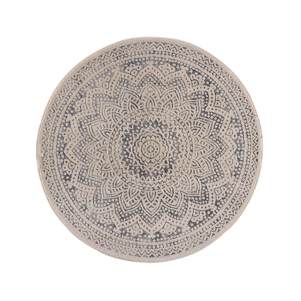 KURZFLOR-TEPPICH Art 1652 Grau 200x200 cm - Grau, Textil (200/200cm) - carpet city