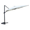 SONNENSCHIRM cesare ecru rechteckig 3 x 4 cm deportiert rotierbar um 360 - Beige, Metall (400/300cm) - Concept Usine