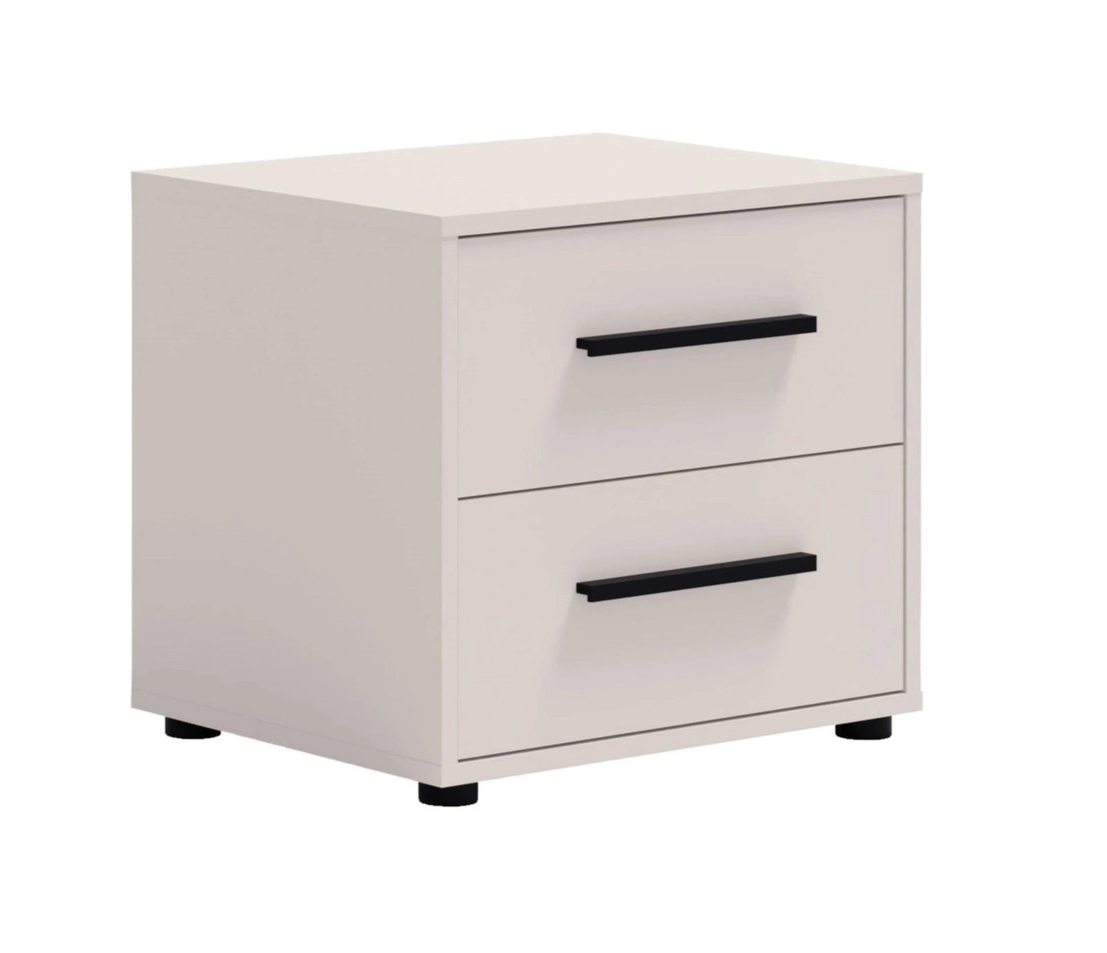 NACHTTISCH Kaschmir - Modena - Beige, Holzwerkstoff (51/47/40cm) - Ravio