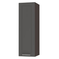 KÜCHENHÄNGESCHRANK Kvantum W4/30 Weiß Matt / Lava Matt 30 / 32,5 / 96cm - Dunkelgrau/Graphitfarben, Holz/Holzwerkstoff (30/96/32.5cm) - Feldmann-Wohnen