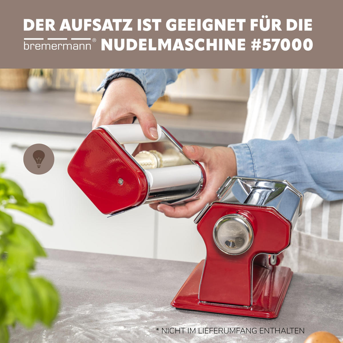 RAVIOLIAUFSATZ-SET, rot - Rot, Metall (16.5/11/14cm) - bremermann