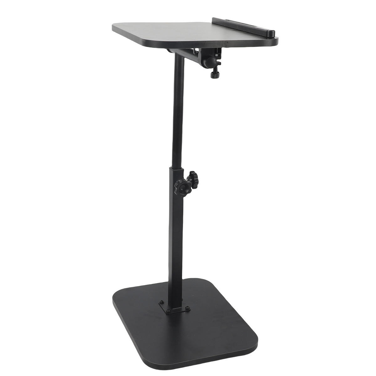 NACHTTISCH aus Massivholz, höhenverstellbarer Laptoptisch für Zuhause, 15 mm dick, mit Buchstütze, schwarz - Schwarz, Holz (40/30/80cm) - Ej. Life