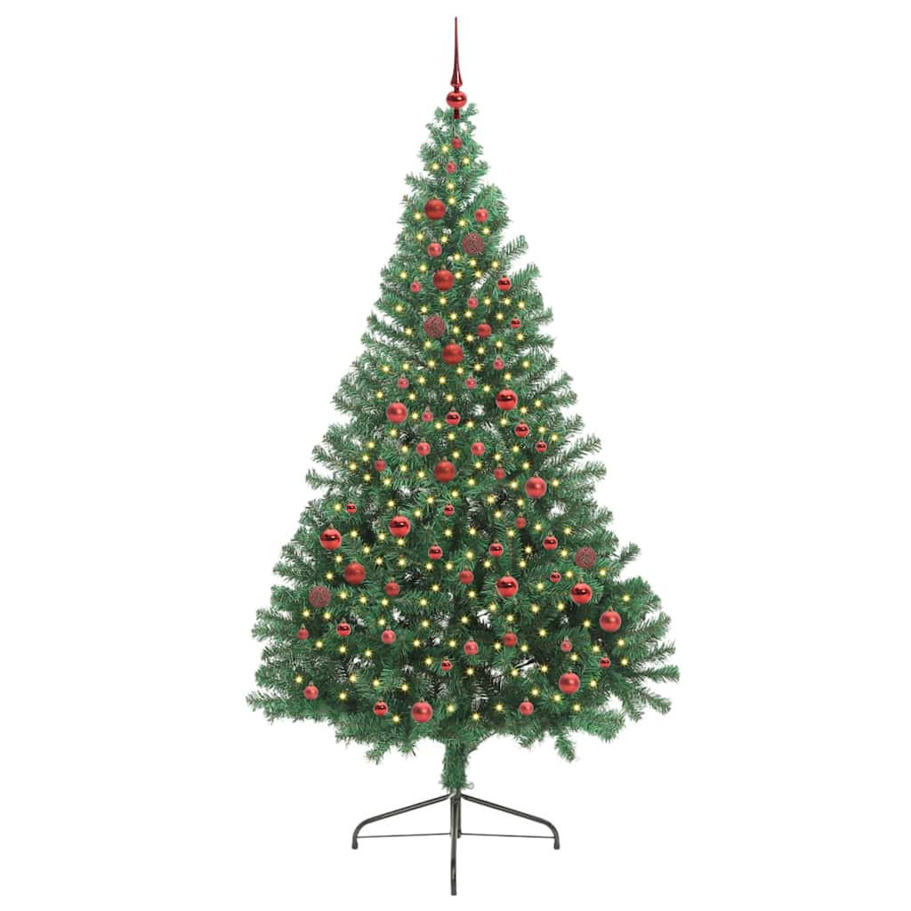 vidaXL Weihnachtsbaum Grün 210 cm