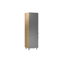 KÜHLUMBAUSCHRANK 60 cm – Nexa D60ZL – Grau - Grau, Holzwerkstoff (60/212/58cm) - ROYAL24_MARKT