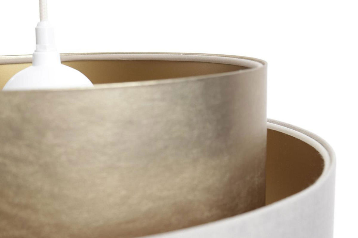 HÄNGELEUCHTE Gold 40/31 cm - Goldfarben, Kunststoff (40/1/31cm) - ONZENO