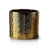 BLUMENTOPF Neva Gold 16/16/14 cm Keramik - Goldfarben, Keramik (14cm) - Mondex