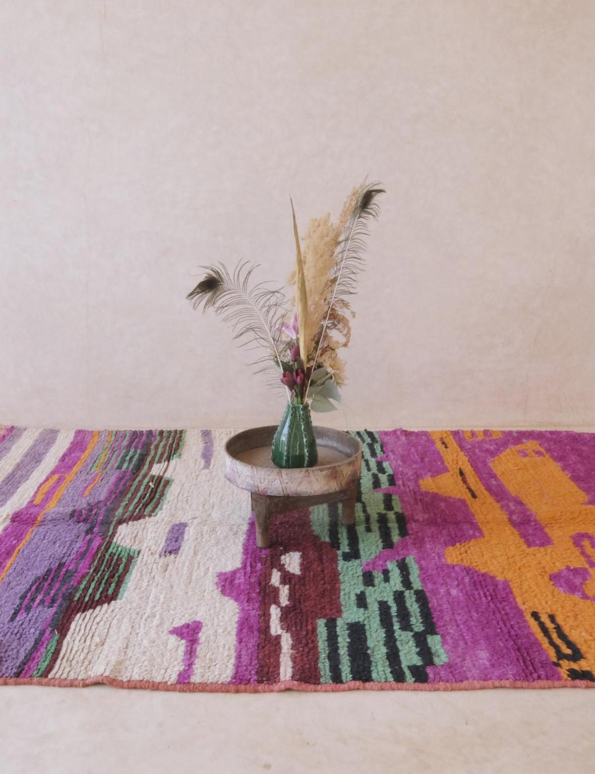 BERBERTEPPICH aus reiner Wolle 174x 264 cm - Multicolor, Naturmaterialien (174/264cm) - AFK Living