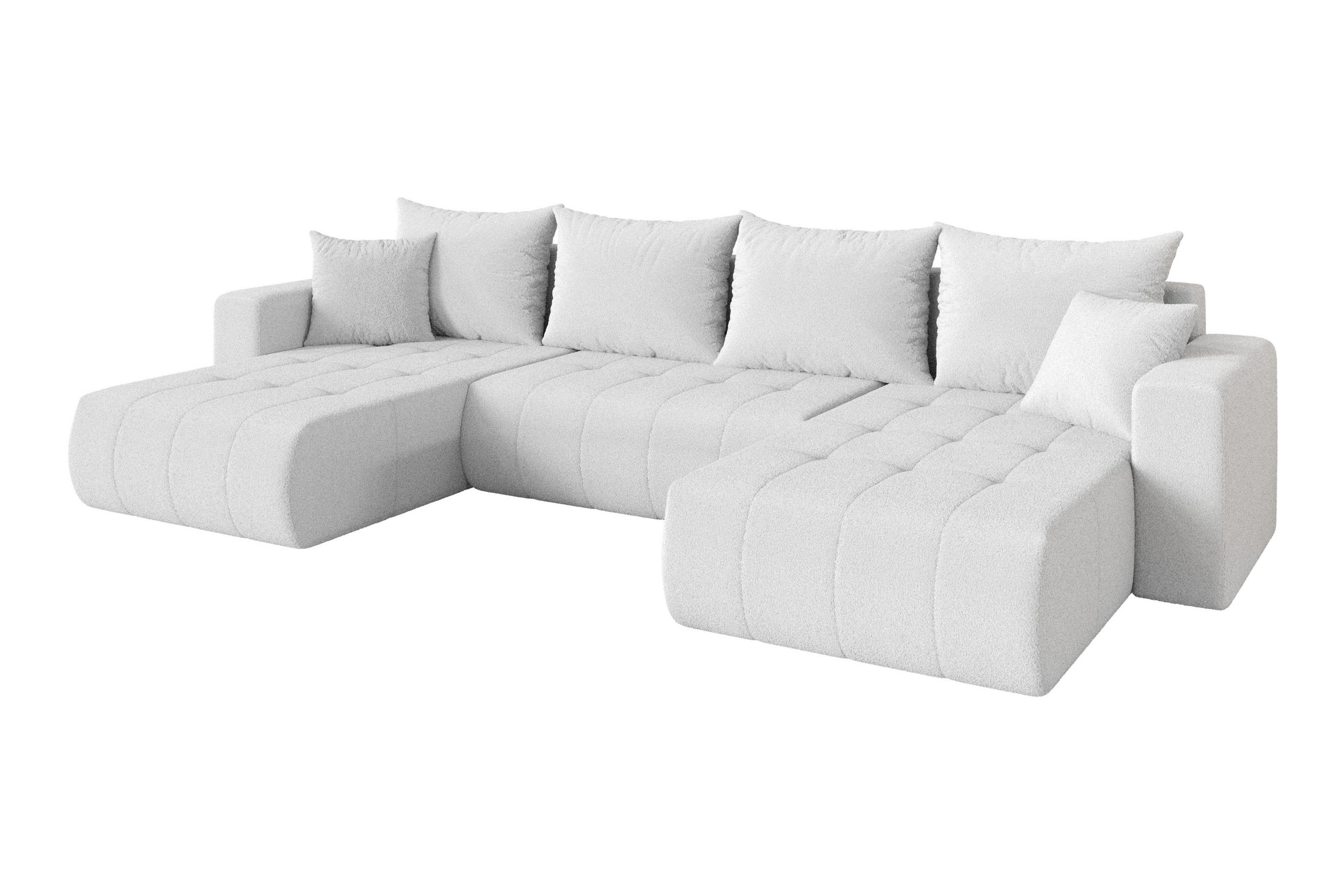 Altdecor Wohnlandschaft Weiß 378x86x194 cm