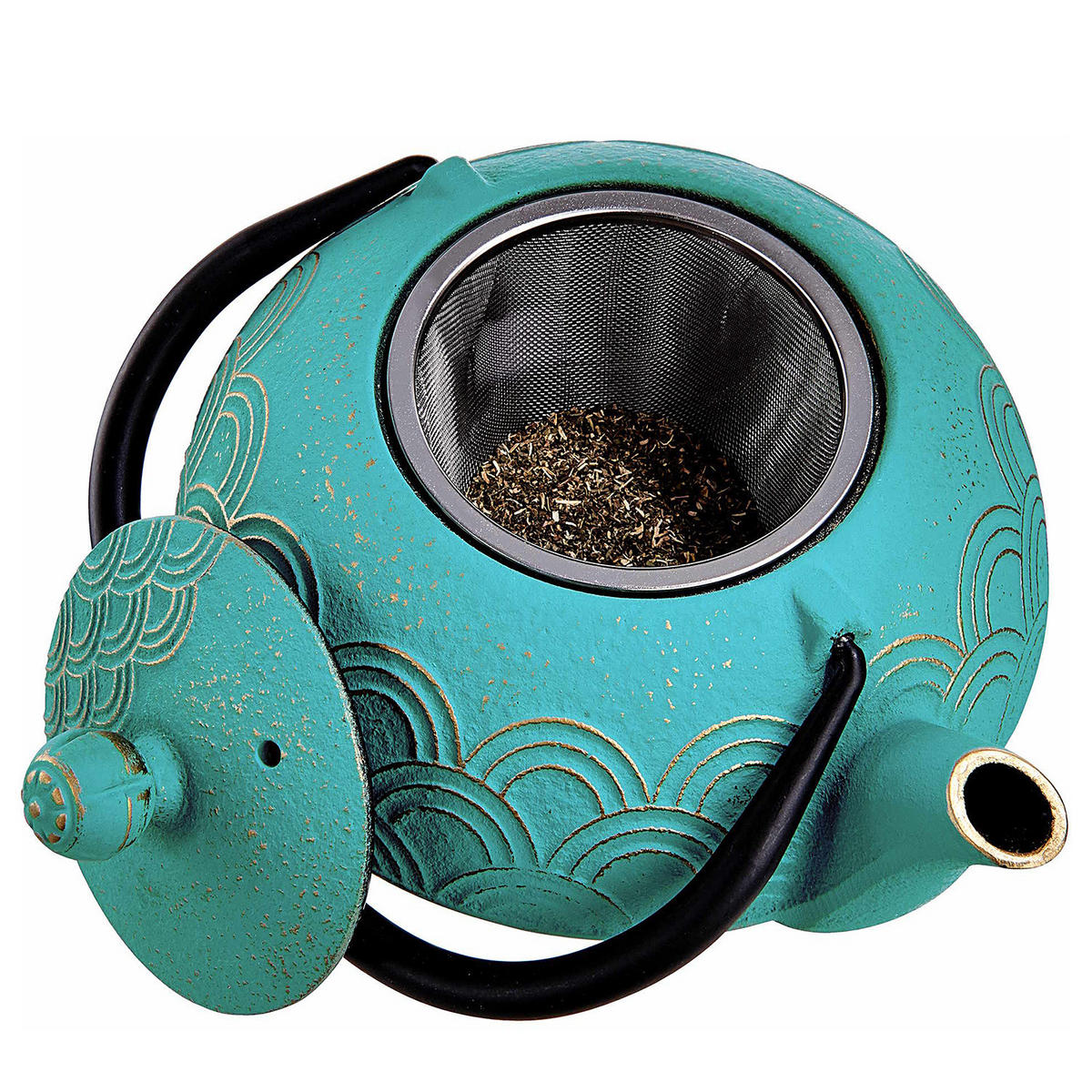 TEEKANNE Ceremony - Türkis, Metall (0.9L) - Butlers