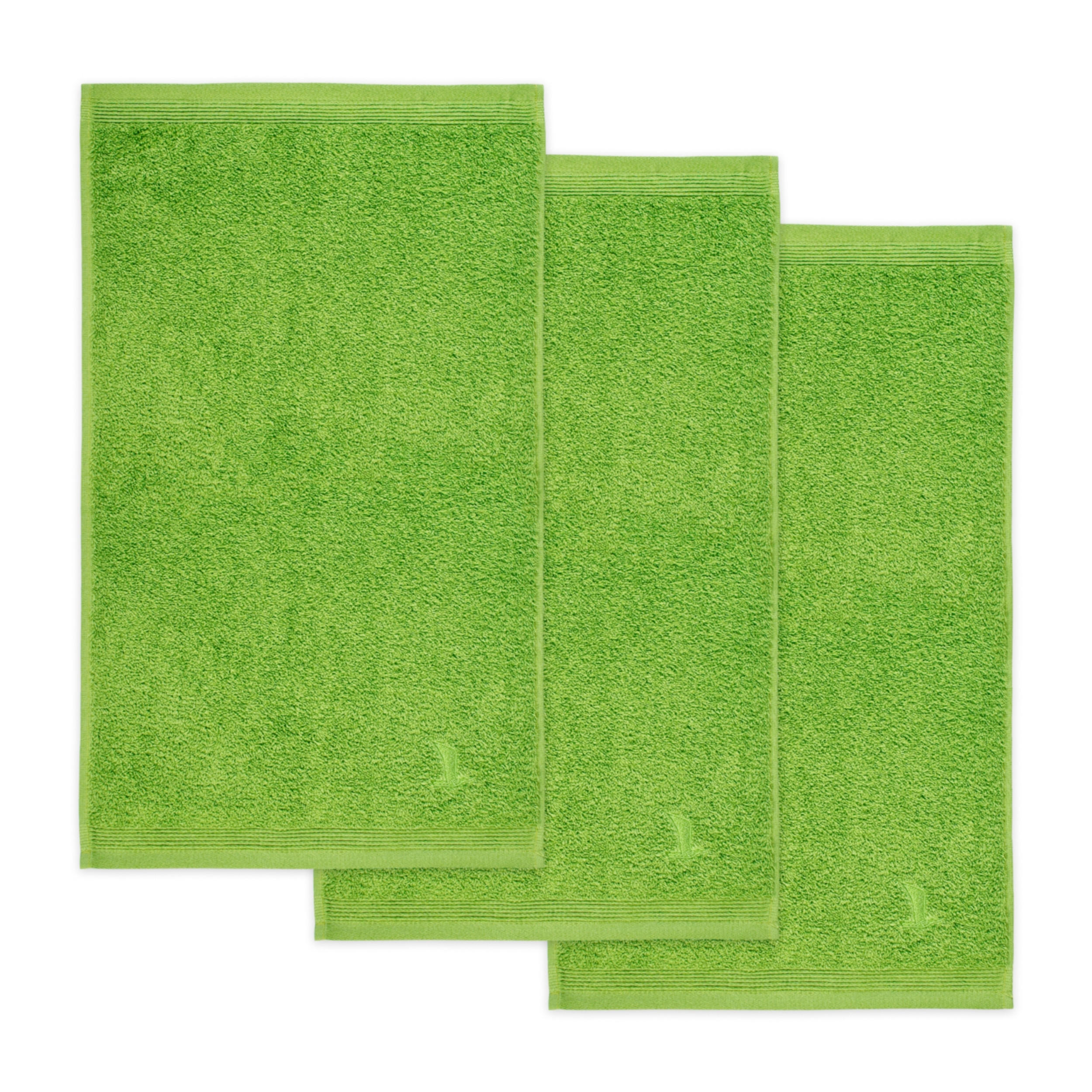 GÄSTETUCH SUPERWUSCHEL 3ER PACK - Grün, Textil (30/50cm) - MÖVE